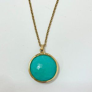 Ippolita 18K Gold and Turquoise Pendent Necklace